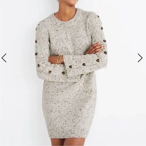 madewell cross-back a-line mini dress in linen Cross-Back A-Line Mini Dress in Linen